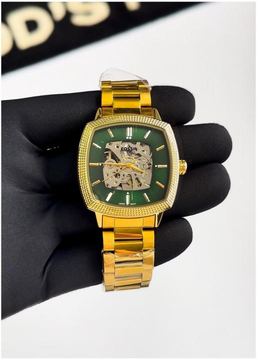 Fossii_l x Nick Jonas Machine Luxe gold green