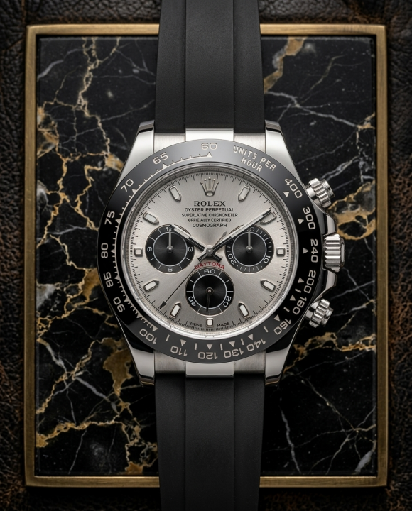 Rolee_x Oyster Perpetual Daytona Silver White