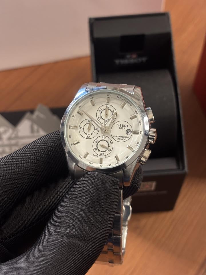 Tissoo_t 1853 Couturier Silver White dial