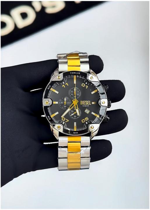 Diesee_l Spiked 2 ton gold black
