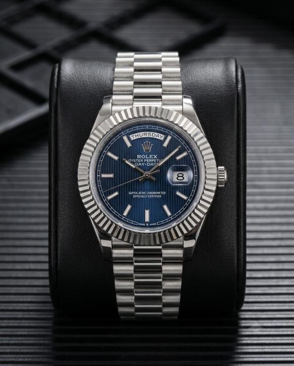 Role_x Oyster Perpetual Day Date Silver-Blue