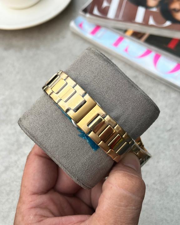 Gue.ss Square Chronograph Gold-Green