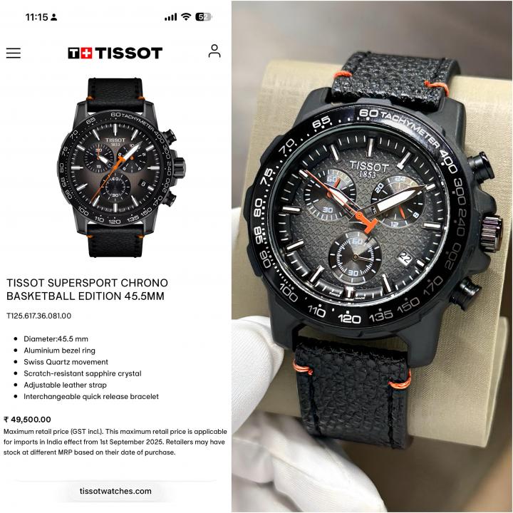 Tisso_t SUPERSPORT CHRONO BASKETBALL EDITION 45.5MM