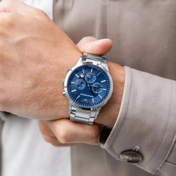 Em.porio Arman_i Classic Silver-Blue