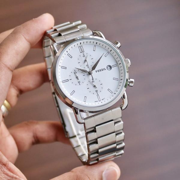 Fossi_l commuter Good Quality Silver White