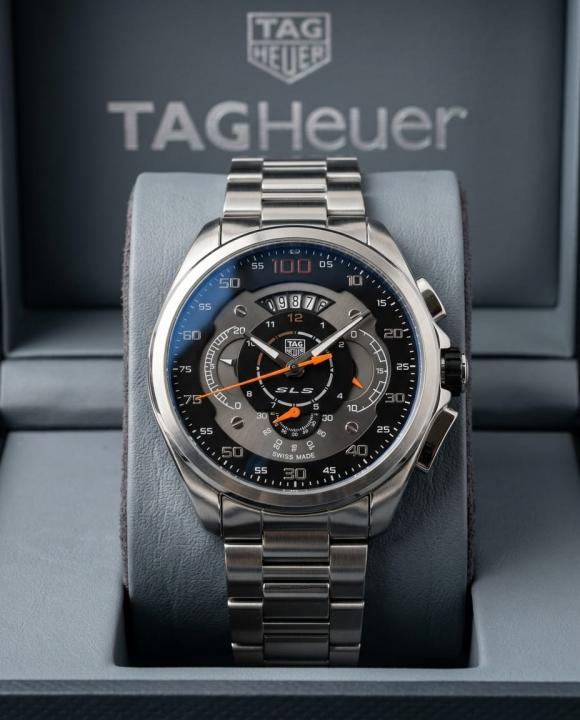 Tag Heue_r Mercedes-Benz SLS Silver Black