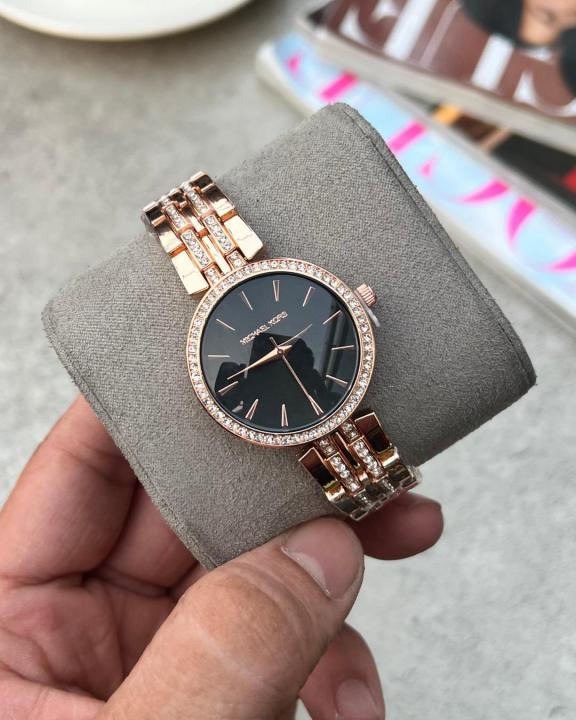 Mich.ael Kor_s Darci Rose Gold Black