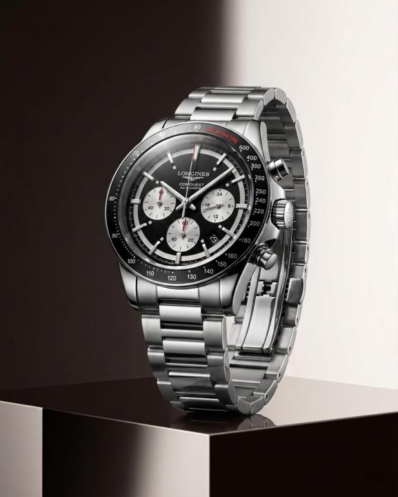 Longine_s Conquest Chronograph Black