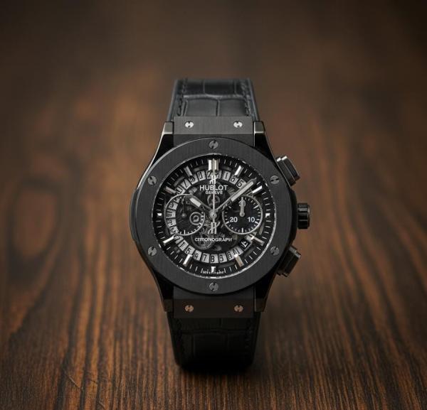 Hu.blot Big Bang Classic Crocodile Belt