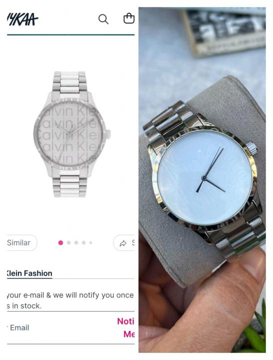 Calv.in K_lein Rocna Ura Silver
