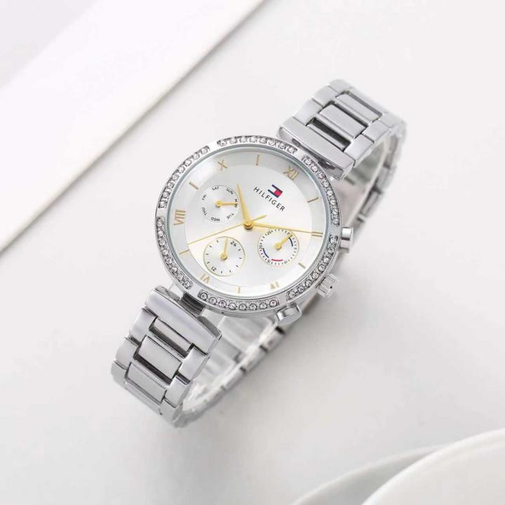 To.mmy Hilfige_r Emily Silver-White