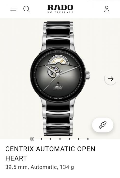 Rad_o Centrix Automatic Open Heart Japan Brown