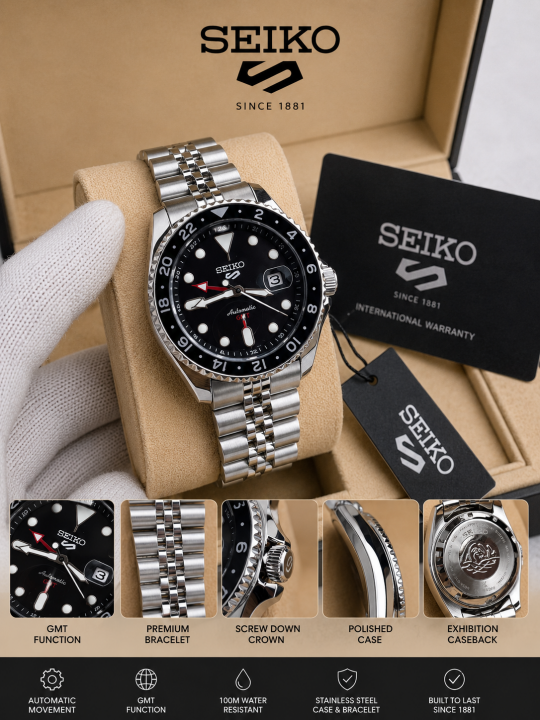 Sei.ko 5 Sports GMT Quartz