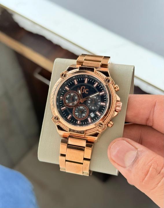 Gue.ss Gold Black Xl Chronograph