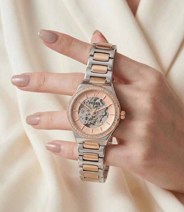 Fossi_l Eevie Automatic 2Ton-Copper-Pink