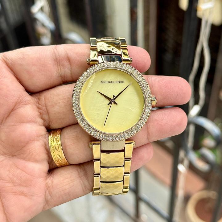 Mich.ael_kors Parker Pave Gold