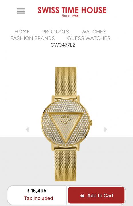 Gues_s Crystal Gold