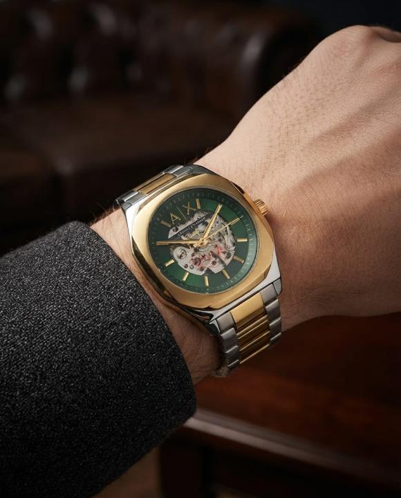 Armann_i Exchange Ax2418 Hampton Automatic 2 ton gold green