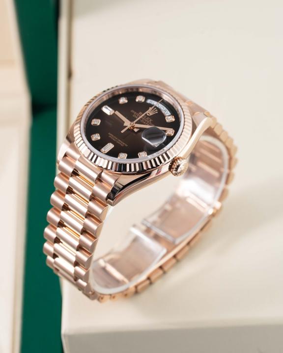 Role_x Oyster Perpetual Day Date Diamond Cooper-Brown 40 Battery