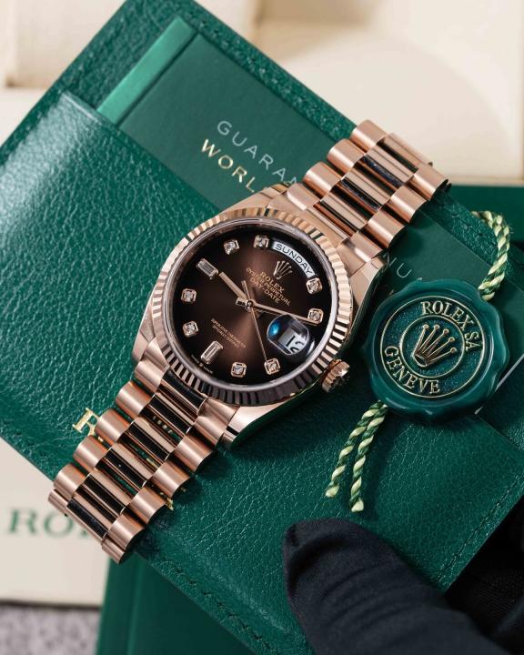 Role_x Oyster Perpetual Day Date Diamond Cooper-Brown 40 Battery