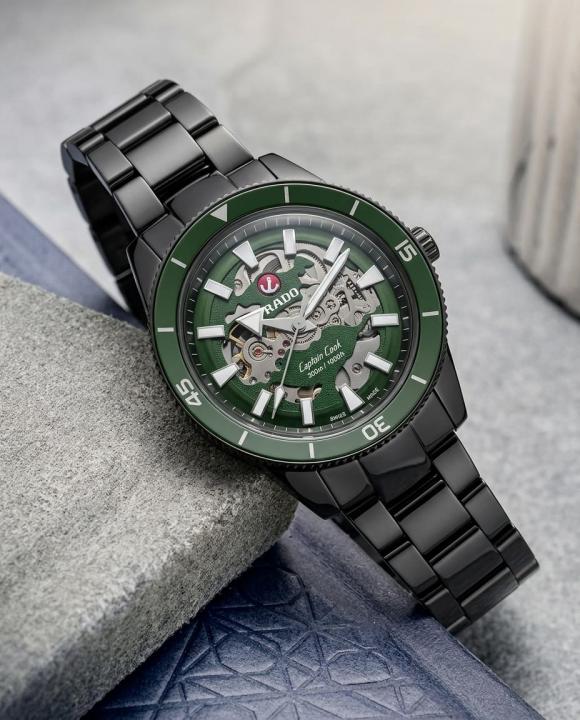 Rad_o Captain Cook HighTech Automatic Black-Green