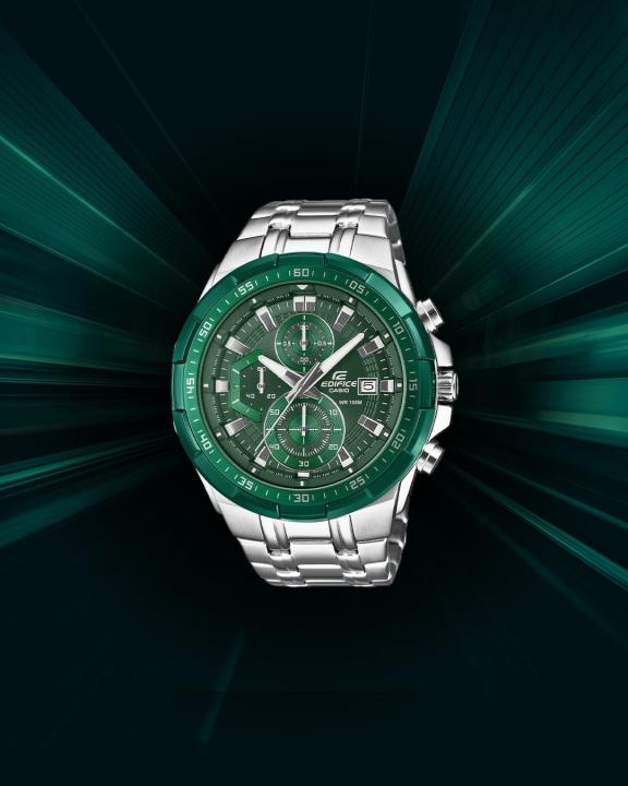 Ca.sio Edifice Efr539 Silver-Green