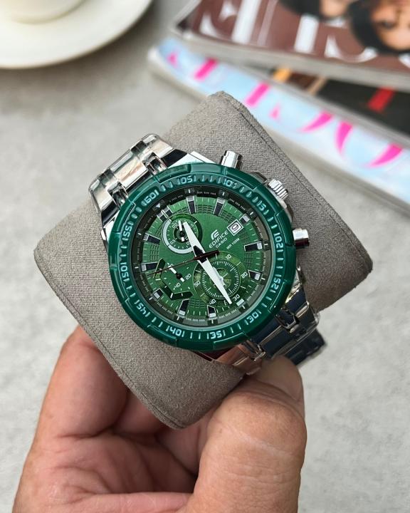 Ca.sio Edifice Efr539 Silver-Green