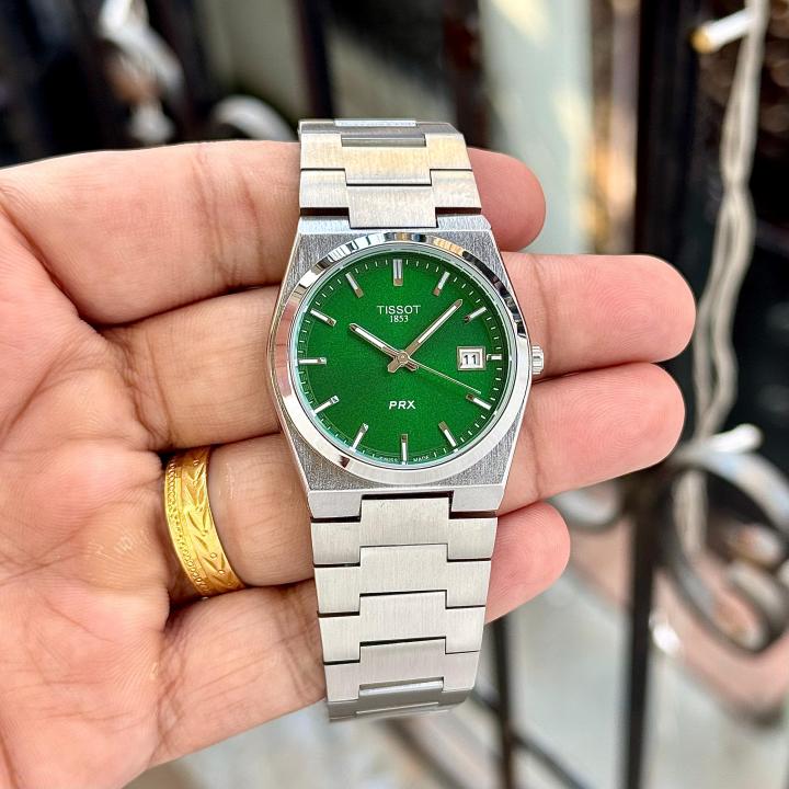 Tissoo_t PRX Ladies Silver Green