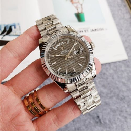RO.LEX OYSTER BROWN DIAL PERPETUAL DAY DATE