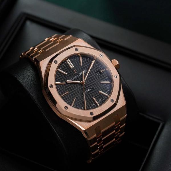 Aude.mars pigue_t royal Oak Quartz Copper-Black