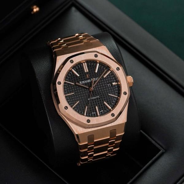 Aude.mars pigue_t royal Oak Quartz Copper-Black