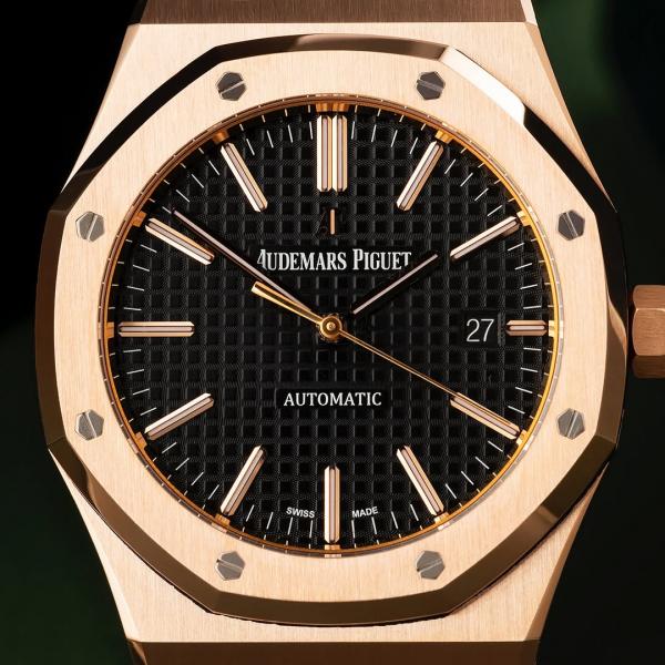 Aude.mars pigue_t royal Oak Quartz Copper-Black