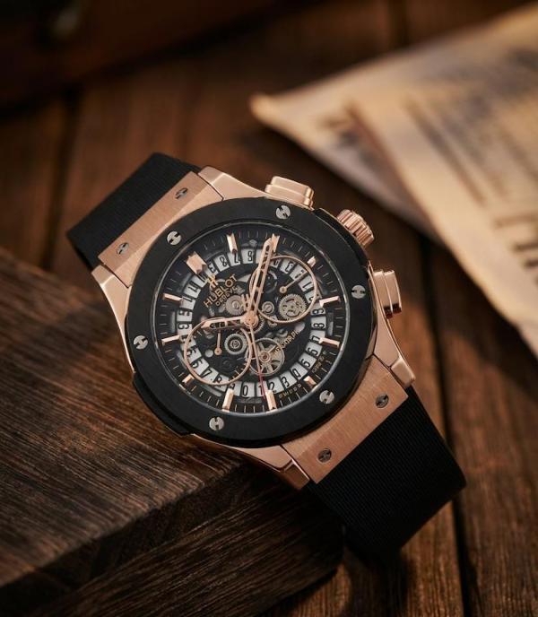 Hu.blot Big Bang Classic Silicon Belt