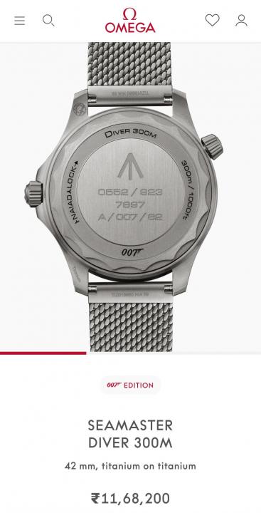 Omeg_a Seamaster Diver 300 Automatic Black Ring
