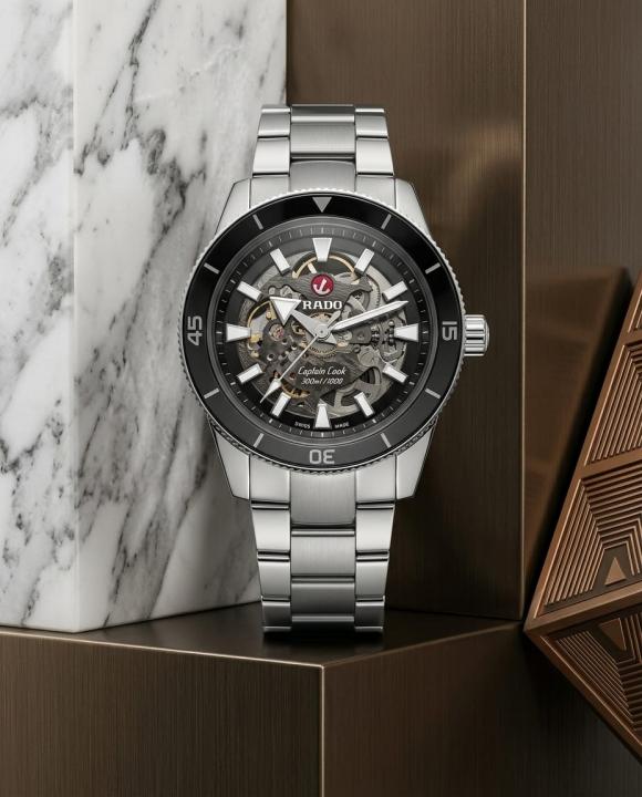 Radd_o Captain Cook HighTech Automatic Silver-Black