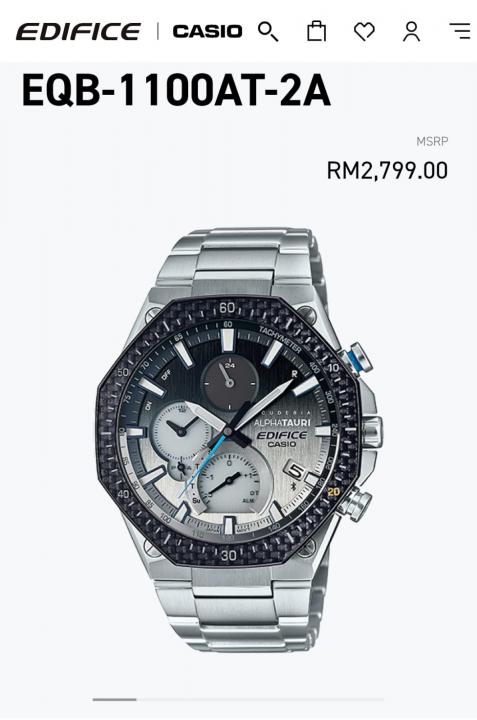 Ca.sio Edifice Eqb-1100 D Japan