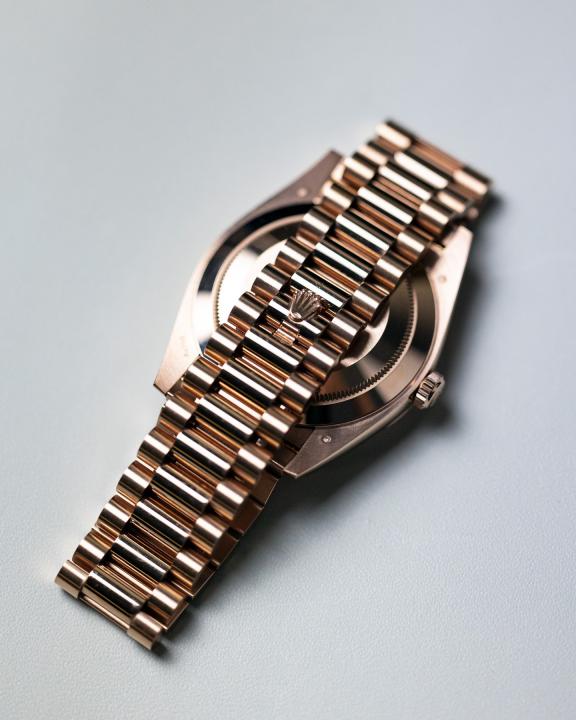 Role_x Oyster Perpetual Day Date 40 Battery Copper-Brown