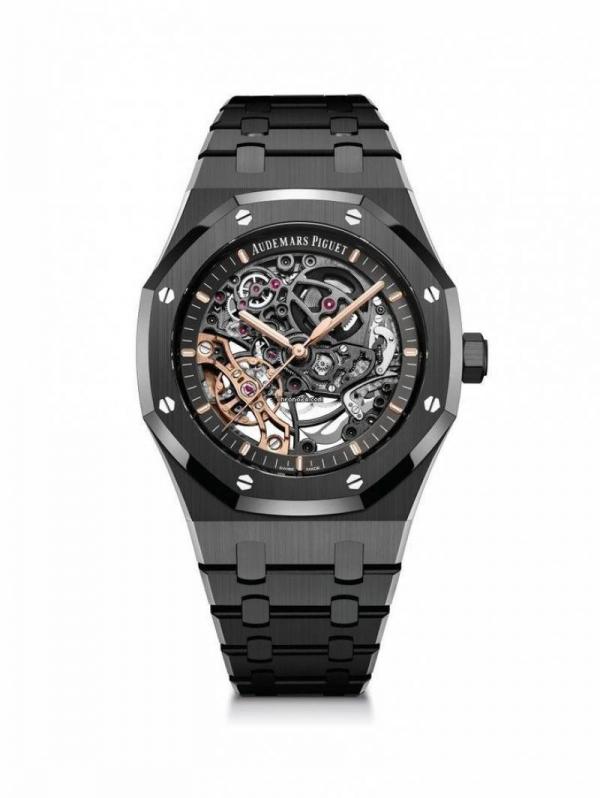 Audemars piguee_tRoyal Oak Skeleton Automatic Blacke
