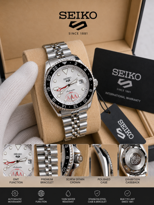 Sei.ko 5 Sports GMT Quartz