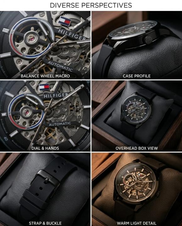 Tom.my Hilfige_r Automatic Silicon Full Black