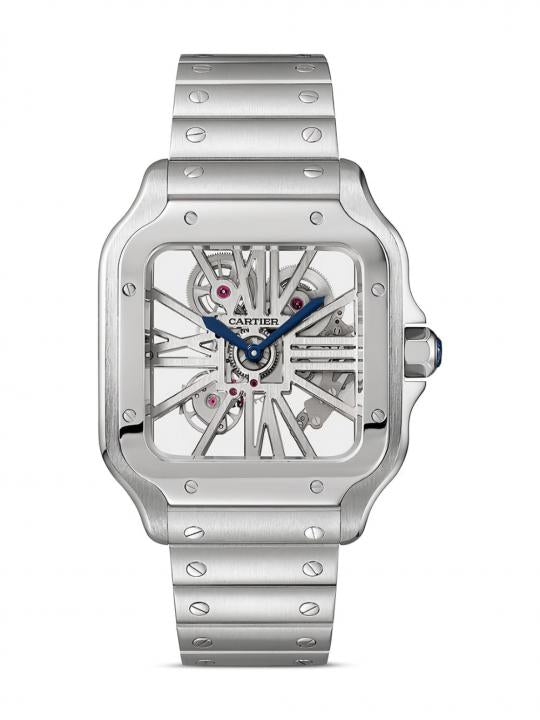 Cartie_r Santos Skeleton Battery silver white