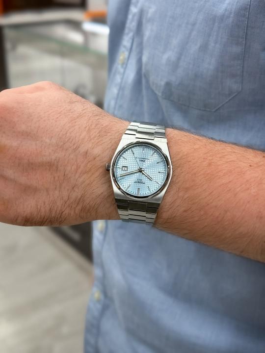 Tisso_t 1853 Prx Automatic Top Quality Silver-SkyBlue