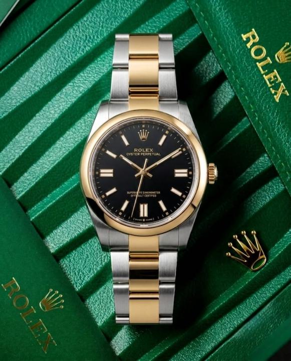 Rolee_x Oyster Perpetual Milgauass 2Ton-Gold-Black