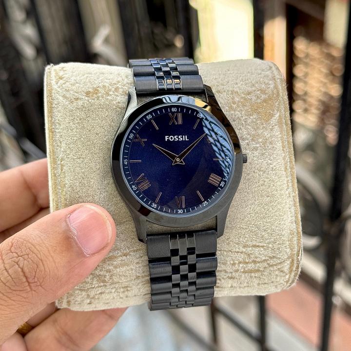 Fossii_l Slim BLACK BLUE