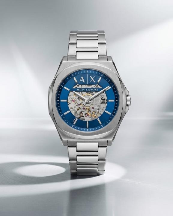 Arman_i Exchange Ax2418 Hampton Automatic Silver-Blue