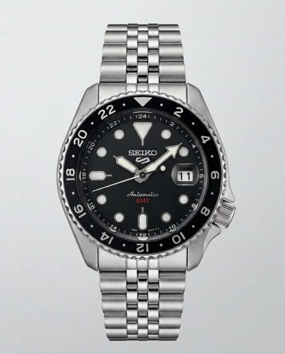Seik_o 5 Sports GMT Automatic full black