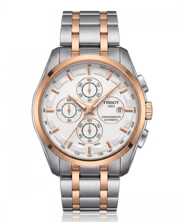 Tissoo_t 1853 Couturier Two Tone Copper white dial