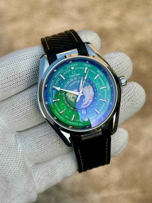 Omeg_a Seamaster Black Green