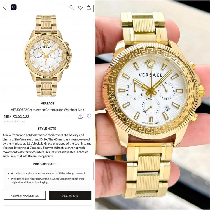 Ver.sace Greca Action Chronograph