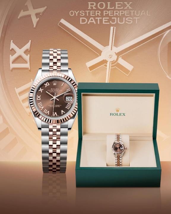Rolee_x Oyster Perpetual Date Just Ladies